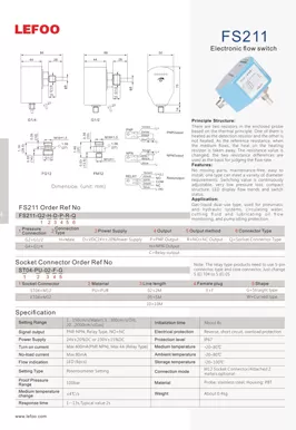 Commutateur de débit électronique FS211