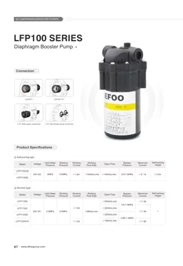 Série LEFOO 24V 100GPD