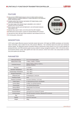 LEFOO LFM73 Transmetteur et contrôleur DP multifonction